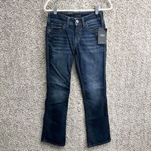 Silver Jeans Co. Jeans Women’s 28 Suki Curvy Fit Mid Rise Denim Slim Boot NWT